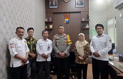 Anjangsana kami kepada Kapolres Pacitan AKBP Wildan Albert.