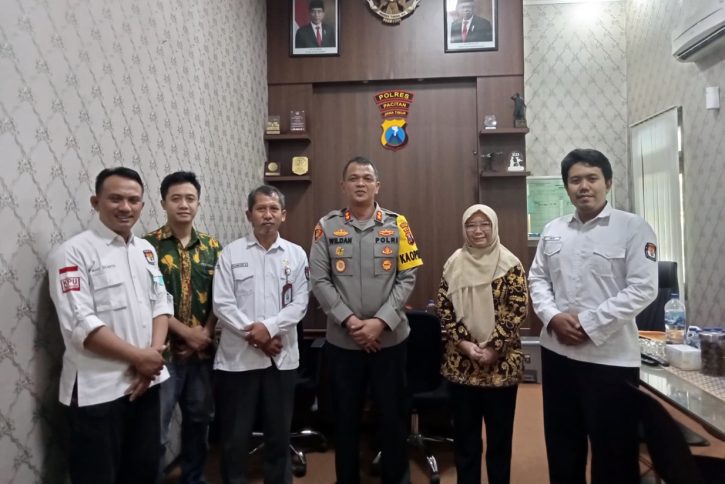 Anjangsana kami kepada Kapolres Pacitan AKBP Wildan Albert.